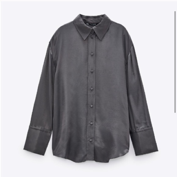 Satin Effect Top  Size XS NWT - Picture 2 of 5